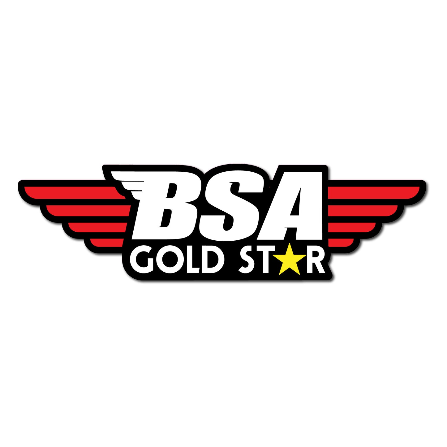BSA Gold Star Sticker Wings