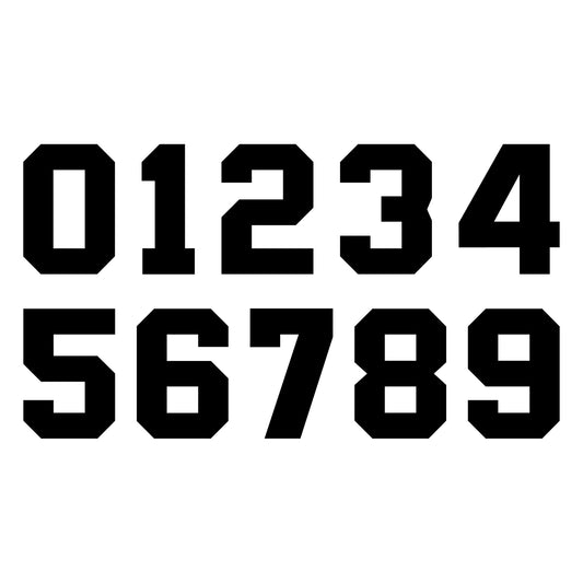 1980's Style Race Numbers