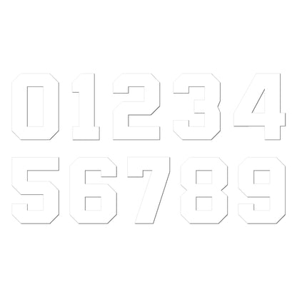 1980's Style Race Numbers