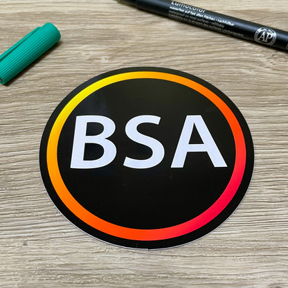 BSA Circle Sticker